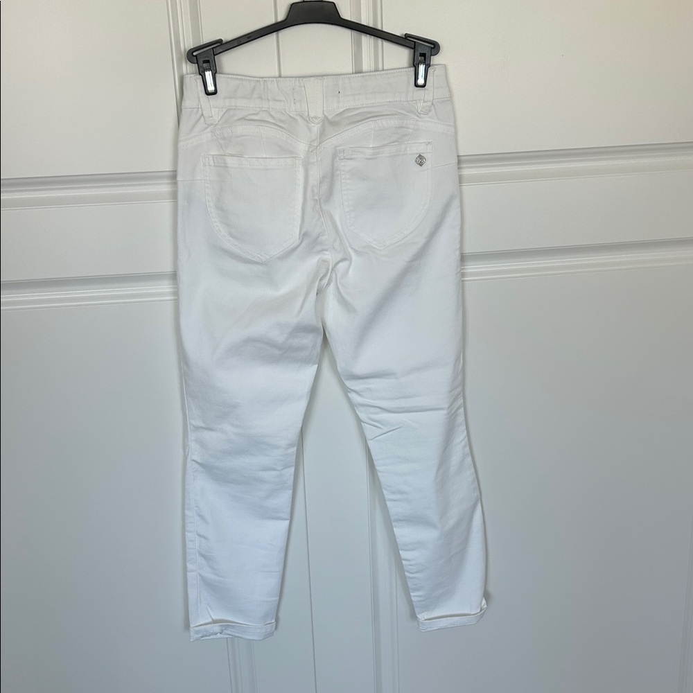 NWOT Democracy Cropped Ankle Skinny Jeans - White - Picture 5 of 6